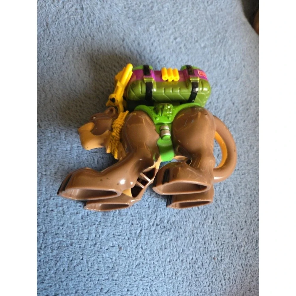 Vintage 2000 Claude Mountain Lion w/Backpack Fisher‎ Price Rescue Heroes